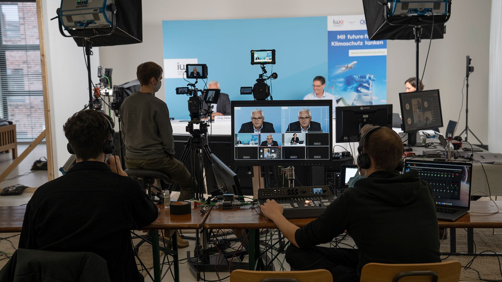 Pressekonferenz Livestream Produktion Hamburg