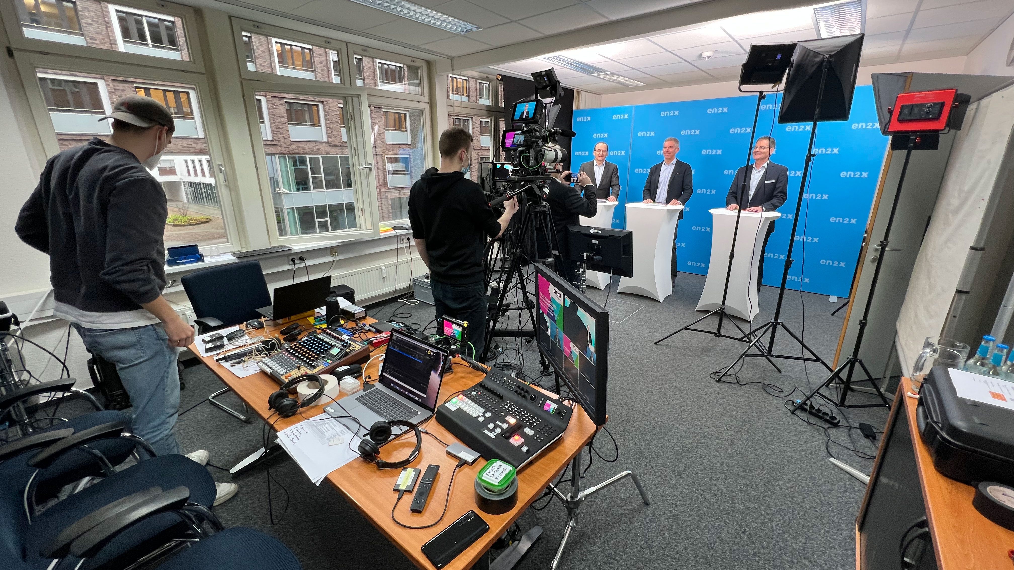 Digitale Livestream Pressekonferenz Hamburg